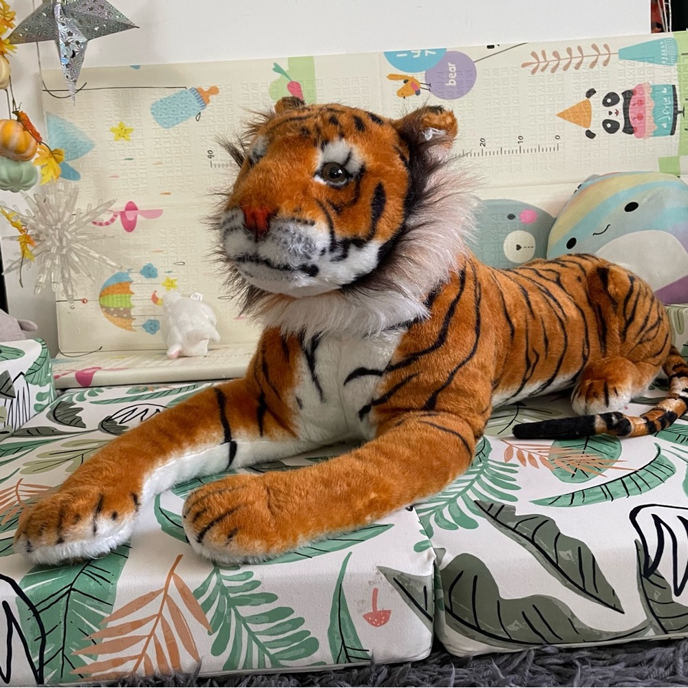 Melissa And Doug Plush 67" Oversized Tiger Large Huge
Stuffed Animal